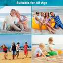 Beach Sand Remover Towel Eraser Bag, Cruise Vacation Essentials for Women, Portable Quick Dry Pouch, Beach Travel Accessories