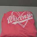 Wisconsin WI Vintage Athletic Sports Design Pullover Hoodie Size Large
