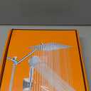Shower Head,10" Rain Shower Head with Handheld Spray Combo with 11'' Angle Adjustable Extension Arm/High Pressure/Shower System/Square Rainfall Showerhead Bathroom,Chrome