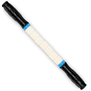 iGreely Premium Muscle Roller the Ultimate Massage Roller Stick 17 Inches Recommended By Physical Therapists Promotes Recovery Fast Relief for Cramps Soreness Tight Muscles-White
