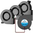 WINSINN 50mm 5015 Blower Fan 5V, 3D Printer 5 Volt Fans Blower Turbine Turbo Hydraulic Bearing, Brushless Cooling 50mmx15mm 2PIN (Pack of 4Pcs)