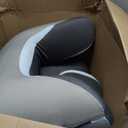 Reading Pillow for Sitting in Bed,22" H Back Support Pillow for Sitting up,Back Rest & Lumbar Support Pillows with Arms, Bed Rest Chair Cushion,Chaise Lounges Reclining,Gaming,Work,Resting(Grey&Blue)