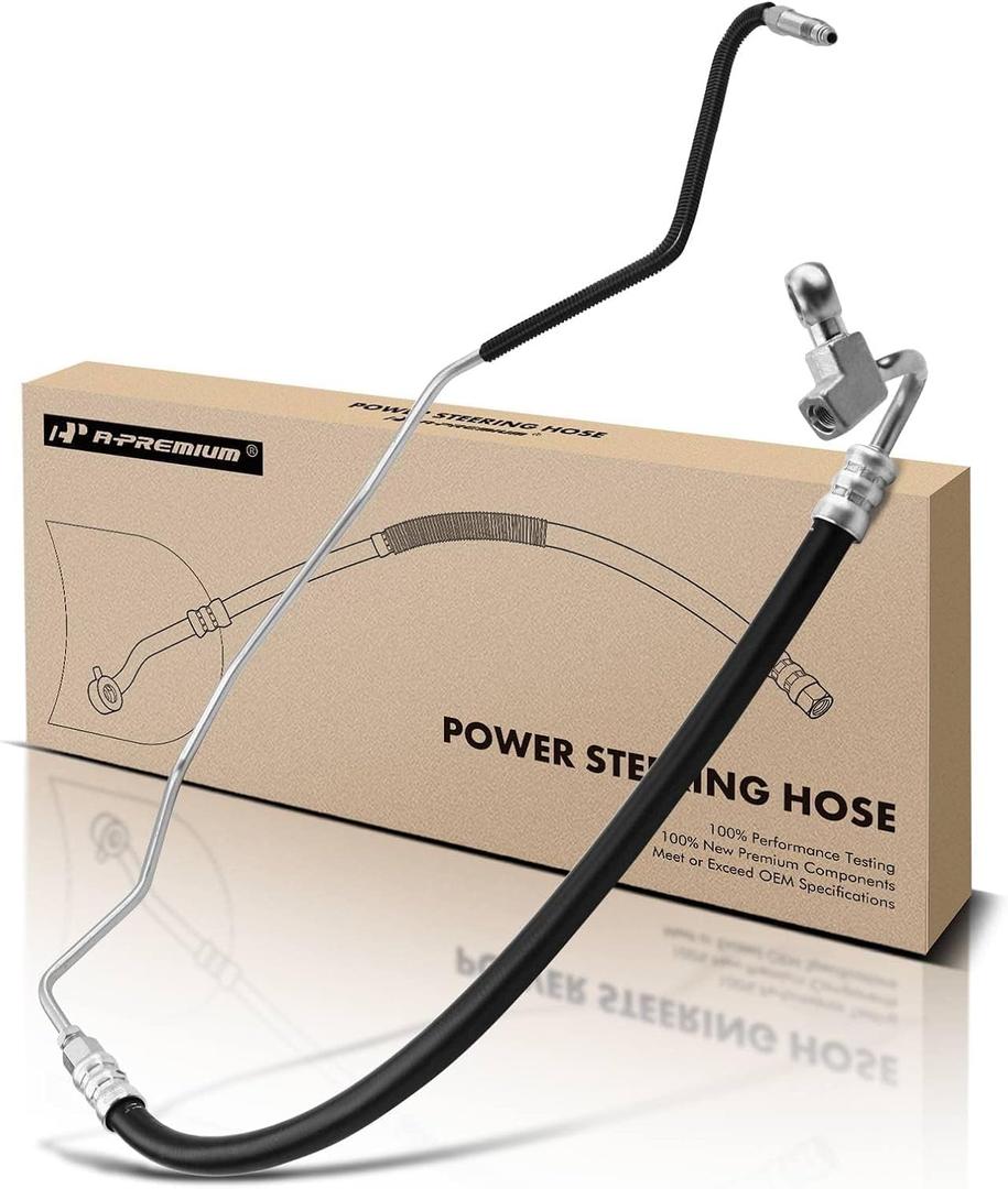 A-Premium Power Steering Pressure Hose Line Assembly Compatible with Infiniti G25 2011-2012, G35 2007-2008, G37 2008-2013, Q60 2014-2015 & Nissan 370Z 2010-2013, V6 2.5L 3.5L 3.7L, Pump To Rack