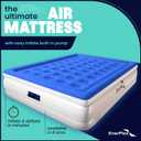 EnerPlex Air Mattress with Built in Pump - Self-Inflating Blow Up Mattress with Neck Support - Inflatable Air Bed for Portable Travel & Home Use, 16"