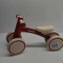 SEREED Baby Balance Bike for 1 Year Old Boys Girls 12-24 Month Toddler Balance Bike, 4 Wheels Toddler First Bike, First Birthday Gifts (Red)