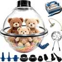 2-in-1 Balloon Stuffing Machine(Inflation + Deflating) With Pump & Expander Pliers (3 Filling Opening), Balloons Filling Tool Kit for Wedding Birthday Party Decoration Wrap Gift Bouquet