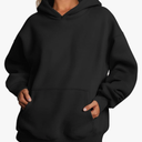 Trendy Queen Womens Oversized Hoodies Fleece Sweatshirts Sweaters Spring Outfits 2025 Pullover Fall Winter Clothes, Size Small