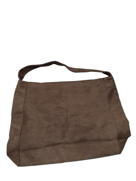 Stylish Faux Suedes Shoulder Bag Casual Single Shoulder Handbag with Organizational Compartments for Women Commuters Daily