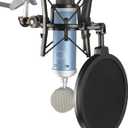 Bluebird Shock Mount with Pop Filter, Windscreen and Shockmount to Reduce Vibration Noise Matching Mic Boom Arm for Bluebird SL Microphone by YOUSHARES