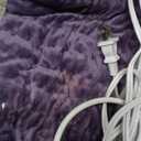 Heating Pad for Back, Neck & Shoulder Pain Relief, 17"x33" Electric Moist/Dry Heat Pad, 6 Heat & 4 Timer Settings, Auto Shut-Off, Machine Washable, Christmas, Mothers Day Gifts for Mom Wife Women Her (Purple)
