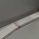 Cordless Room Darkening Mini Blind - 35 Inch Width, 64 Inch Length, 1" Slat Size - Pearl White - Cordless GII Deluxe Sundown Horizontal Windows Blinds for Interior by Achim Home Decor