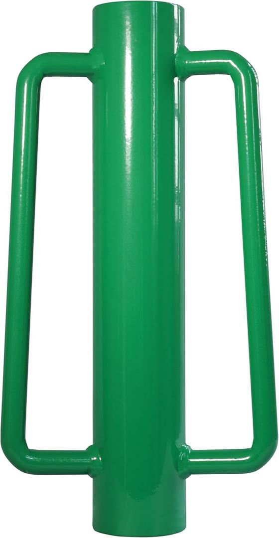 Fence Post Driver, Heavy Duty Hand Post Pounder with Handle - Use for Metal U Posts, T Posts, Garden Fence (12 LBS)