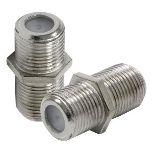 GE Coaxial Cable Extension Adapters, F-Type Connectors, 2Pack