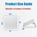 Thicken 1mm 18 x 18 Access Panel for Drywall, 18x18 Metal Access Panels,Ceiling Access Panel for Plumbing, HVAC & Electrical (Hole Size: 17.5 inches x 17.5 inches)