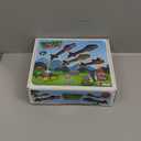 Gizzjoy Dinosaur Toy Rocket Launcher for Kids - Launch Up to 100 Ft, 4 Rockets, Outdoor Outside Toys for Kids, Dinosaur Toys, Birthday Gifts for 3 4 5 6 7 8-12 Year Old Boys Girls