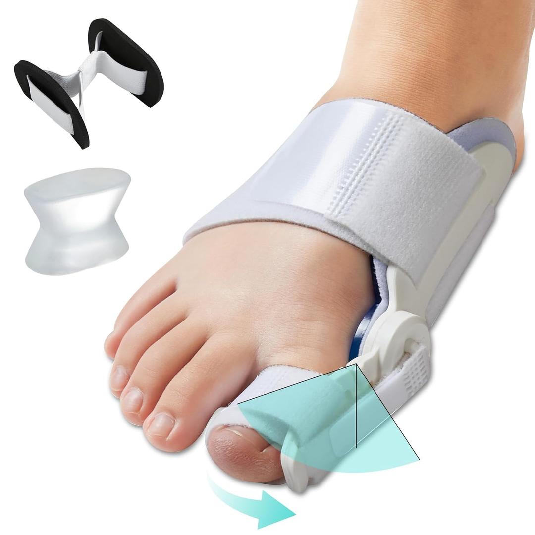 2 x Bunion Corrector Toe Straightener: Big Toe Straightener Corrector - Bunion Thumb Corrector for Women Men