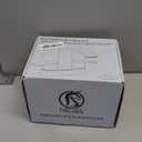 Ultimate Unicorn 8 inch Bathroom Faucet Brushed Metal, Waterfall Bathroom Faucet with Metal Pop-up Sink Drain Stopper and 2 Supply Hoses,2 Handle Widespread Faucets for Vanity Sink 3 Holes