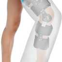 Waterproof Extra Wide Full Leg Cast Cover for Shower Adults, Extra Large Full Leg Shower Cover, Watertight Silicone Foot Protector for Plus Size Adults Surgery Shower Boot