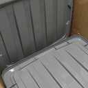 Amazon Basics Plastic Storage Containers with Secure Latching Lids, Stackable Organization Bins, 32 Quart, Set of 6, Clear/Grey