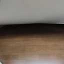 Triangle Coffee Table for Living Room with Mid-Century Soild Wood Base, Modern Atypical Top for Study Room Office Hotel Balcony Accent Walnut 43" L x 31" W x 16" H. Right link. Added photo.  Many scratches.