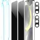 Tempered Glass Screen Privacy Protector for Samsung Galaxy S24-amFilm 2 Pack