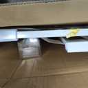 Cumbor 30-43" Baby Gate for Doorways, Auto-Close Dog Gate, No-Drill, White