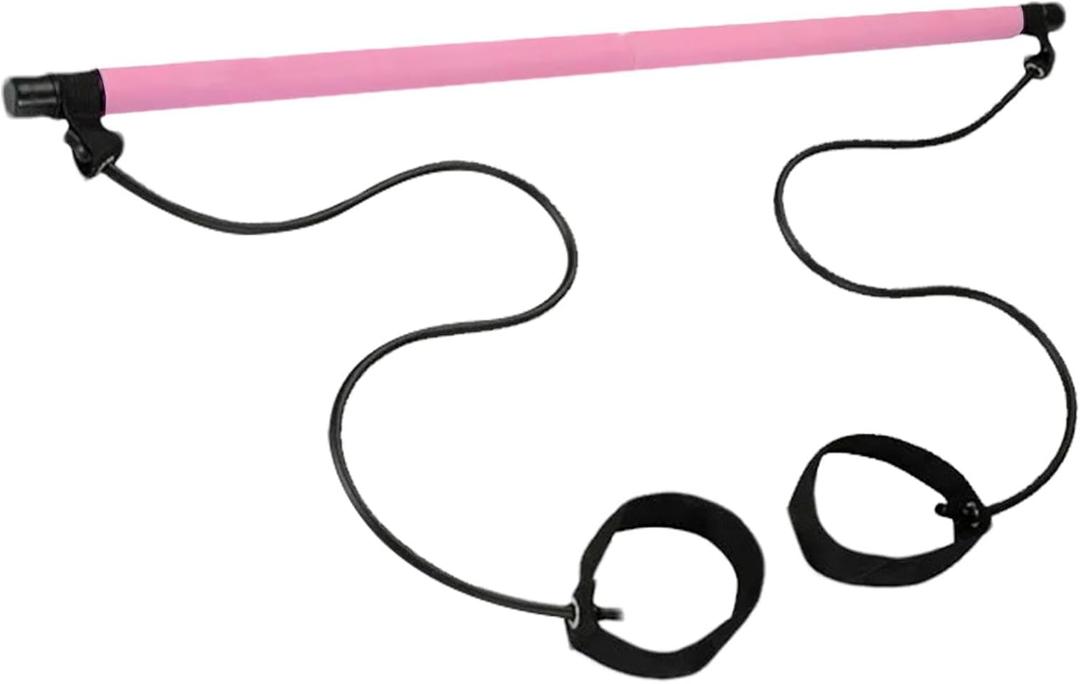 Multifunctional Pilates Bar - Adjustable Fitness Bar Set | Lightweight Pilates Stretch Elastic Fusion Bar, Easy Installation Portable Workout Bar Fitness Supplies for Women, Men, Boys, Girls (pinkaa) Multifunctional Pilates Bar - Adjustable Fitness Bar Set | Lightweight Pilates Stretch Elastic Fusion Bar, Easy Installation Portable Workout Bar Fitness Supplies for Women, Men, Boys, Girls (pinkaa)
