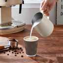 BYSNOW 150 Pack 8 oz Coffee Cups, Brown Disposable Paper Cups, Insulated Corrugated Ripple Wall Hot Beverage or Cold Drinks for Home, Party, Cafe