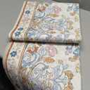 Washable Runner Rug 2.5x8 | Non Slip Rug Runners for Hallways, Entryways, Kitchens, Bathrooms, Bedrooms | Ultra-Soft Flannel Carpet Runners with Rubber Backing (Multi Colored, 2.5x8)