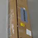 2 Pack 2 in Cordless Sidelight Blinds 8.5 x 72 in Horizontal White Faux Wood Front Door Window Blind Plantation Adjustable Tilt Wand Smooth, Privacy, Room Darkening for Home Entry Side Door