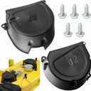 Karbay GY21773 GY21084 GX22456 L/RH Shield Kit for J-OHN Deere 42" Mower Decks 107S, D100, D105, D110, D120, D125, D130 and More Mower Package includ Screws