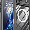 Ezanmull for iPhone Air Waterproof Case, with Built-in Screen Protector Dustproof Shockproof [Compatible with MagSafe] Full Body Underwater Protective Phone Cover for iPhone Air 6.5" (Black)