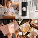 720 Pcs Floral Christian Stickers, 24 Styles Bible Verse Scripture Stickers Religious Inspirational Decals for Crafts Cards Envelope Seals and Christian Party, 1.5 Inch