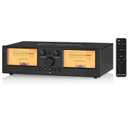 Douk Audio VU3 PRO Dual Analog VU Meter, 2-Way Amplifier Switch, Speaker Selector, Amp Audio Switcher Box 2-IN-2-OUT with DB Panel Display
