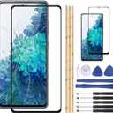 Front Glass Replacement for Samsung Galaxy S20 FE/S20 FE 5G/S20 FE 2022 Front Glass Outer Lens Panel with Tools (No LCD Screen)