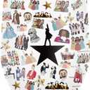 LONGXIN Musical Themed Wine Tumbler Cup, Broadway Musical Lover Gift, Friendship Birthday Christmas Gifts 12 oz Stainless Steel Coffee Wine Tumbler Cup with Lid