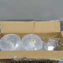 100 PACK 16 oz Clear Plastic Cups with Dome Lids, Disposable Dessert Cups, Parfait Cup for Ice Cream, Iced Cold Coffee Drinks, Cupcake, Fruit for Party