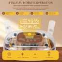 Series III - 24 Egg Incubator for Hobbyists, Full-Stage Adaptive Humidity (Dual-Bottle) & Temp Control, Custom-Interval Auto Turn & Auto Stop, Preset Incubation Days, Adjustable Egg Spacing
