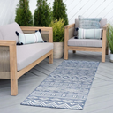 Easton Contemporary Moroccan Outdoor / Indoor Area Rug 7'10 x 10'3