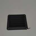 uxcell Louvered Vent, Nylon Boat Marine Square Air Vent, Flush Ventilation Grille with Screws, Louvered Ventilator Grill Cover for Caravan Marine Boat Yacht (Black)