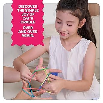 Dan&Darci Cat’s Cradle String Game Book w/String  Step by Step Illustrated Guide  Gifts for 8 9 10 11 12 Year Old Girl  Gifts for Kids  Stocking Stuffers  Tween, Preteen Girl Gift  Kids Books