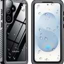 Designed for Samsung Galaxy S25 Plus Case Waterproof,Built-in Screen & Lens Protector,Full Heavy Duty Protective Phone Case,12FT Drop Shockproof Protection for Galaxy S25 Plus 6.7,Black