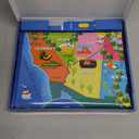 V2 Interactive Kids Map Bilingual United States Map for Kids Learning, Educational Talking USA Map Poster Geography Games Personalized Kid Toys for Boys & Girls Ages 3-12.