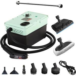 Steam Cleaner, Professional 1500W Pressurized Handheld Steamer, 3.5 Bar Pressure, 15s Heat-Up, 6 Steam Levels, 1.6QT Tank, 10 Accessories for Home, Car Detailing, Tile, Grout, Floor, Couch and More