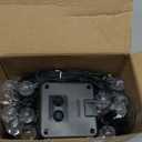 2-Pack 64FT 100 LED Crystal Globe Solar String Lights Outdoor, Waterproof Solar Lights for Outside, 8 Lighting Modes Patio Decorations for Garden Yard Wedding Porch Party Easter Tree (Warm White)