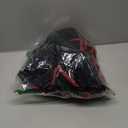 Car Dashboard Cover Mat Compatible for Ford Fiesta 2011-2019, Protective Polyester Black Red Center Console Interior Trim Dash Board Mat