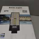 Solar Light Street Lamp without Electricity 6PK IP66 Waterproof