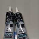 PentaUSA Grout - Premixed Grout Repair Set, 8.8 oz, 2 Pack Tile Grout Tubes, Repairs and Renews Tile Grout in Bathroom and Kitchen, Odorless and Safe Formula - 2 Pack (Black)