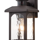2 -Pack 1 -Light 12-in H Oil-rubbed Bronze Hardwired Motion Sensor Dusk to Dawn Outdoor Wall Light