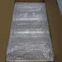 IEEK Plastic Stackable Bottle Storage Holder Rack,Free-Standing Water Bottle/Wine and Drink Organizer Shelf for Kitchen Cabinet,Fridge,Countertop,Pantry,Freezer,2 TiersX3 Bottles,Clear